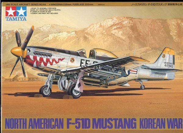 1/48 North American F-51D Mustang "Korean War" - Click Image to Close