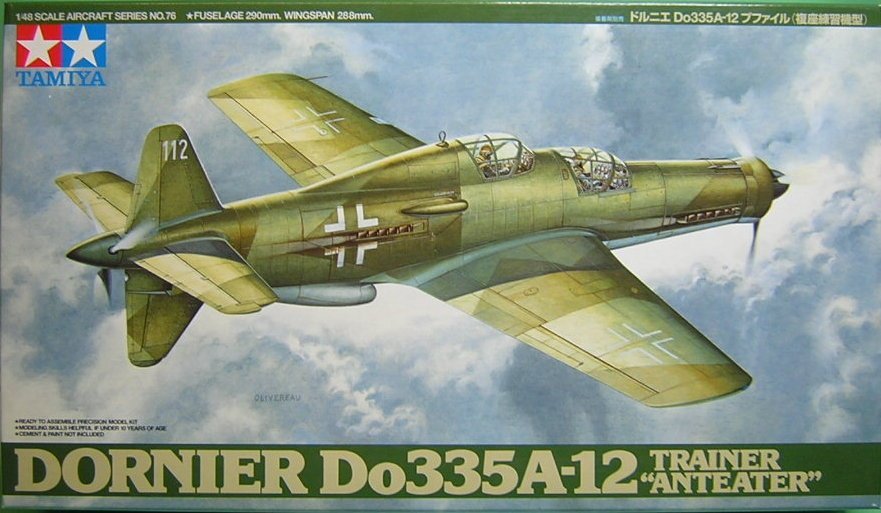 1/48 Dornier Do335A-12 Trainer "Anteater" - Click Image to Close