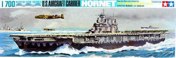 1/700 USS Aircraft Carrier CV-8 Hornet - Click Image to Close