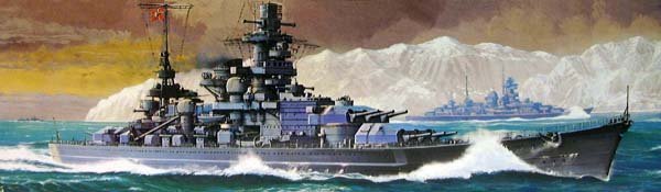 1/700 German Battle Cruiser Scharnhorst - Click Image to Close