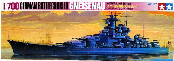 1/700 German Battle Cruiser Gneisenau - Click Image to Close