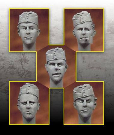 1/35 German M42 Heads - Click Image to Close