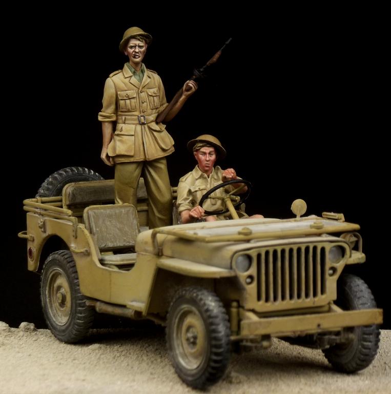 1/35 WWII British Driver & Tommy, Western Desert - Click Image to Close