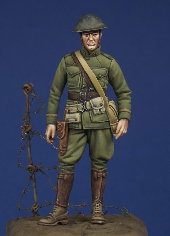 1/35 WWI US Army Doughboy - Click Image to Close
