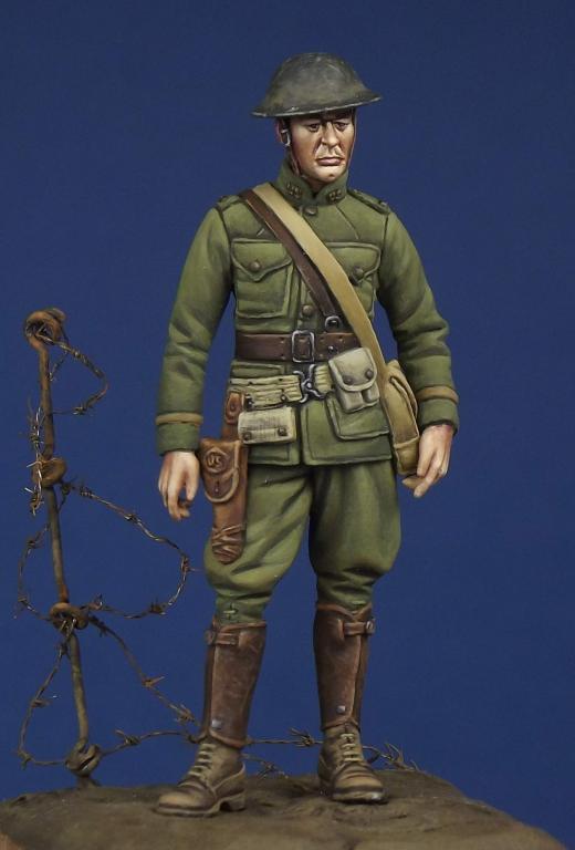 1/35 WWI US Army Doughboy - Click Image to Close