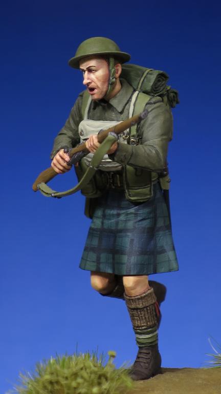 1/35 WWII Scottish Black Watch Soldier - Click Image to Close