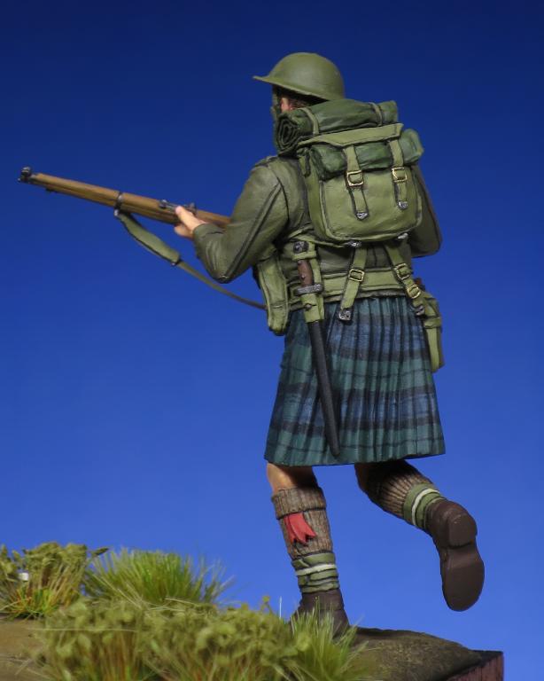 1/35 WWII Scottish Black Watch Soldier - Click Image to Close