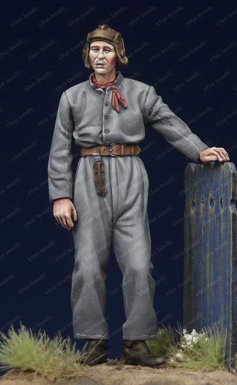 1/35 WWII Finnish Tank Crewman #1 - Click Image to Close