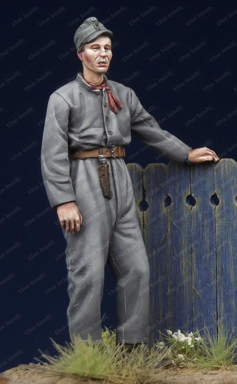 1/35 WWII Finnish Tank Crewman #1 - Click Image to Close