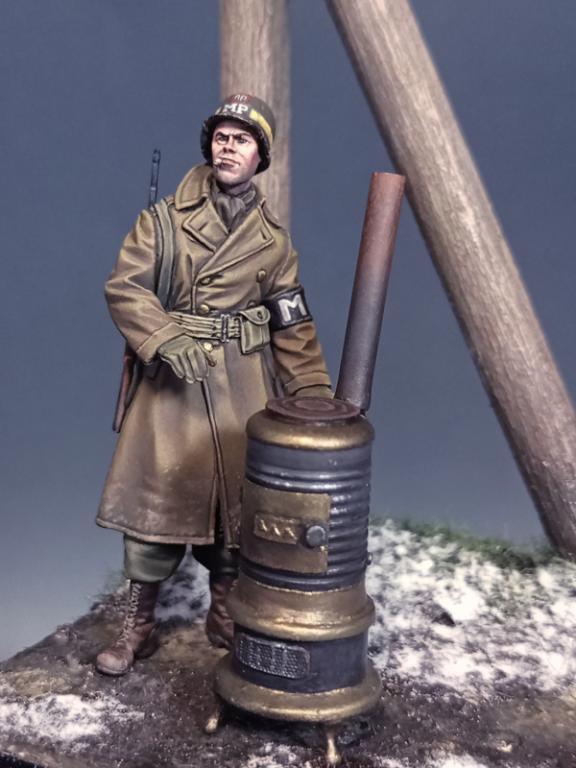 1/35 WWII US Military Police, Ardennes 1944 - Click Image to Close