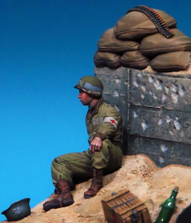1/35 WWII US Navy Medic #1, Normandy 1944 - Click Image to Close