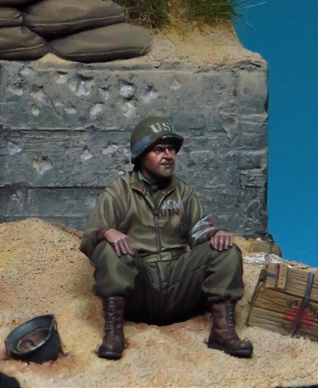 1/35 WWII US Navy Corpsman (Medic) #2, Normandy 1944 - Click Image to Close