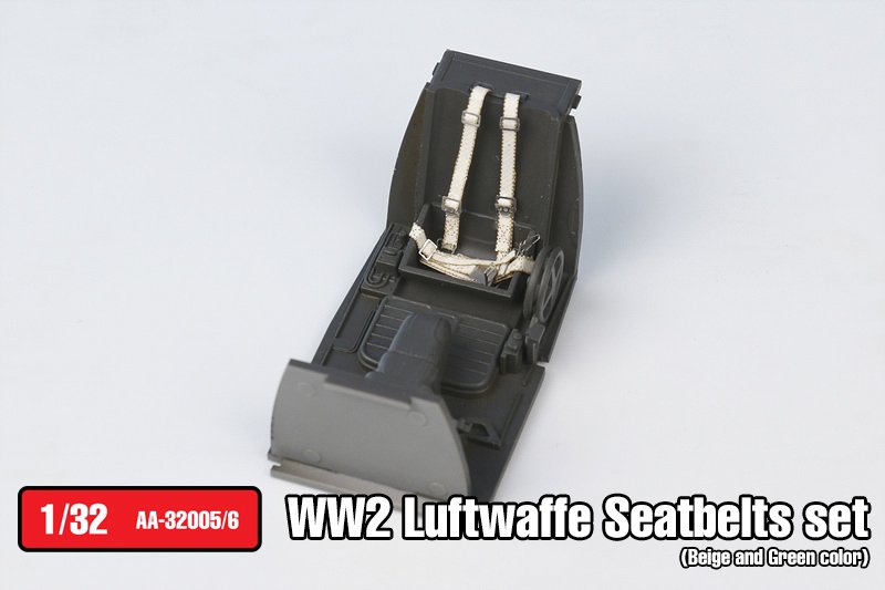 1/32 WWII Luftwaffe Seatbelts Set (Beige Color) - Click Image to Close
