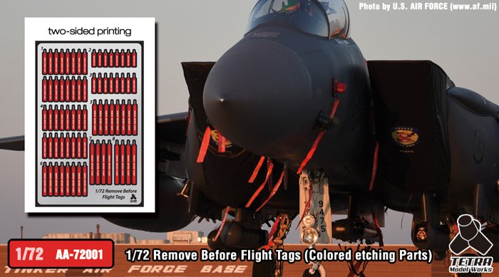 1/72 Remove Before Flight Tags (Colored Etching Parts) - Click Image to Close