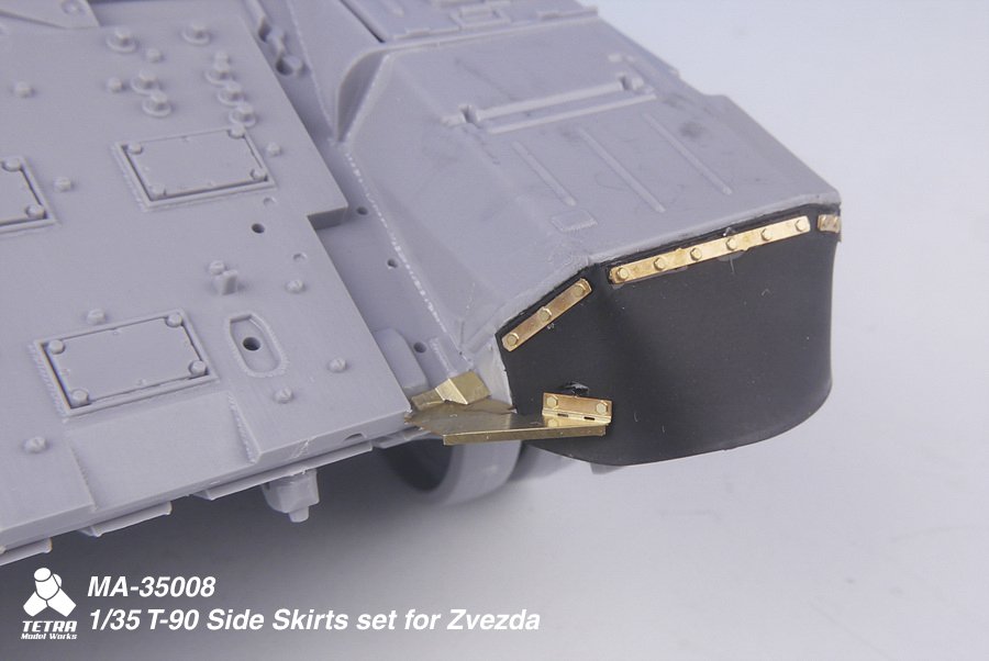 1/35 Russian T-90 Side Skirts Set for Zvezda - Click Image to Close