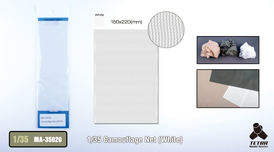 1/35 Camouflage Net (White) - Click Image to Close