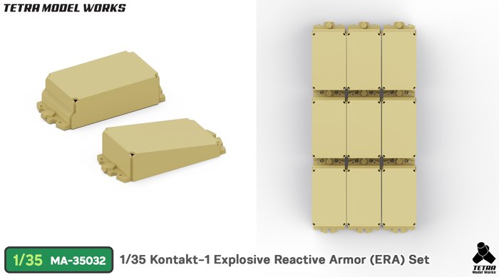 1/35 Kontakt-1 Explosive Reactive Armor (ERA) Set - Click Image to Close