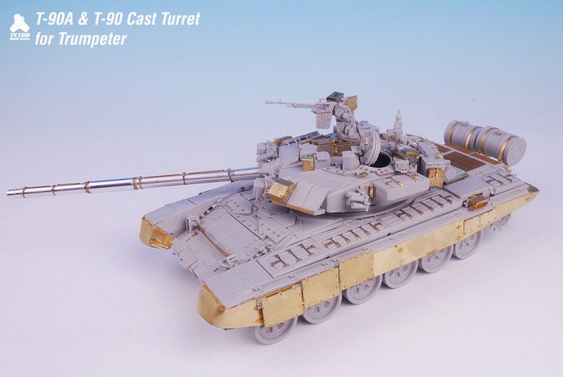 1/35 T-90A, T-90 MBT Detail Up Set for Trumpeter - Click Image to Close