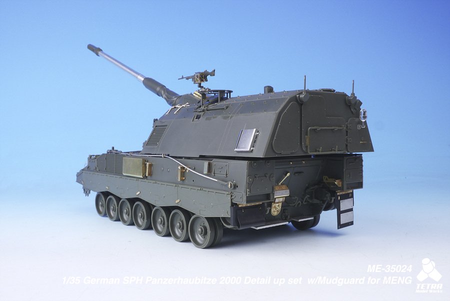 1/35 Panzerhaubitze 2000 Detail Up Set w/Mudguard for Meng Model - Click Image to Close