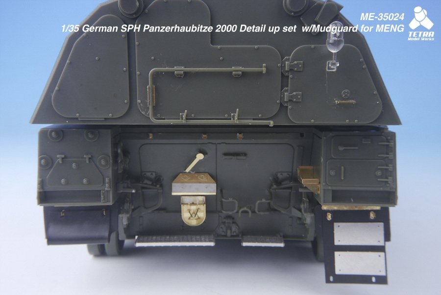 1/35 Panzerhaubitze 2000 Detail Up Set w/Mudguard for Meng Model - Click Image to Close
