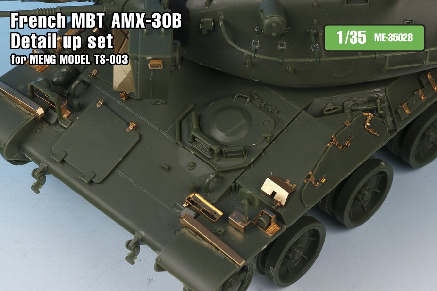 1/35 French MBT AMX-30B Detail Up Set for Meng Model - Click Image to Close