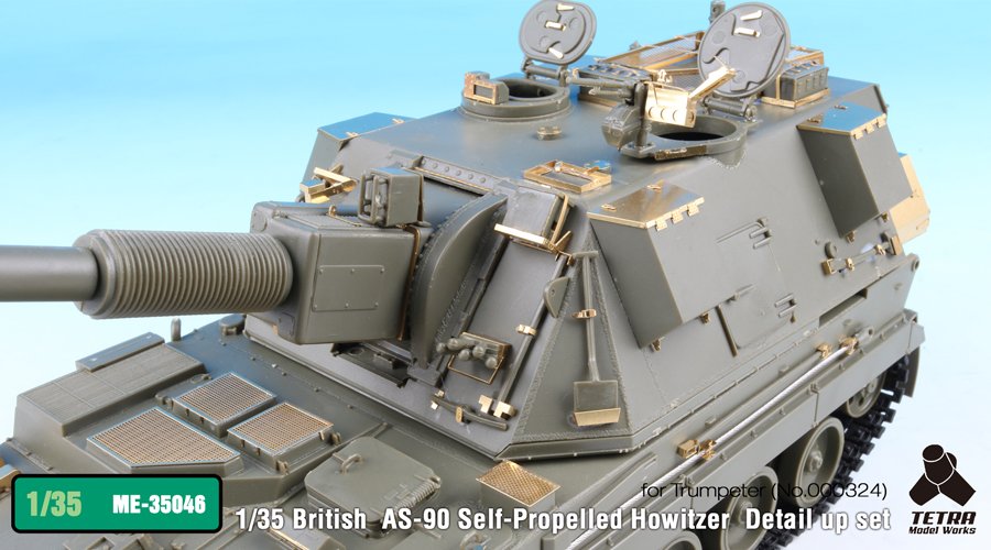 1/35 British AS-90 SPH Detail Up Set for Trumpeter - Click Image to Close