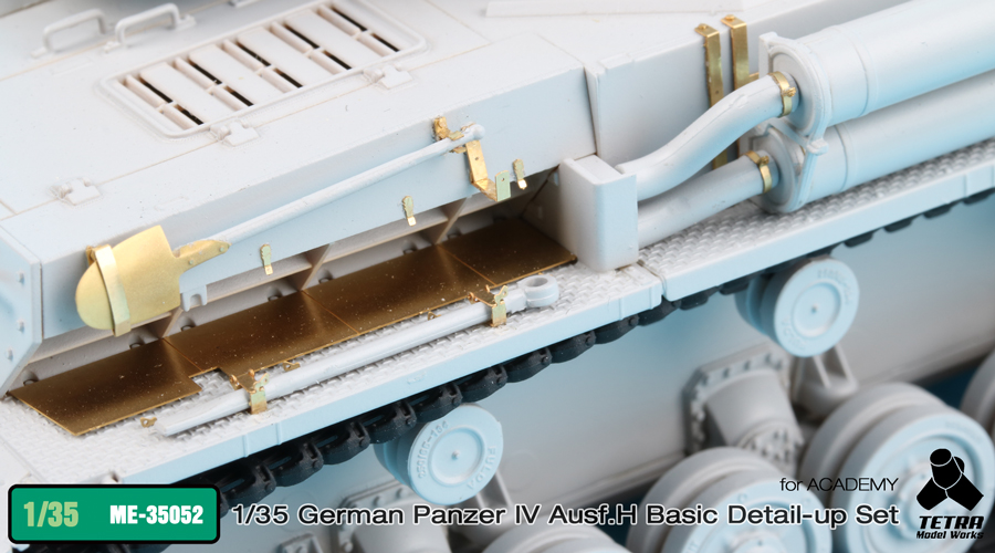 1/35 Pz.Kpfw.IV Ausf.H Basic Detail Up Set for Academy - Click Image to Close