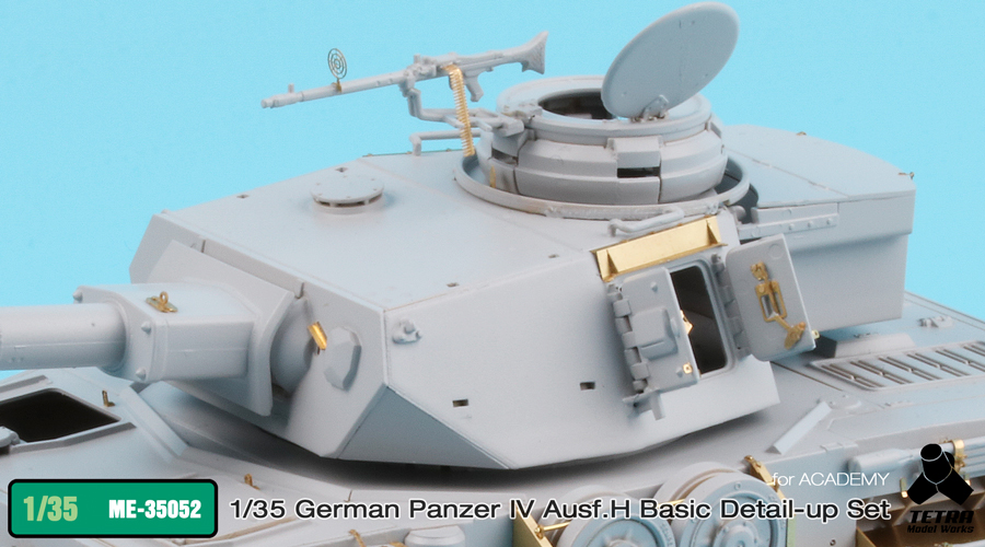 1/35 Pz.Kpfw.IV Ausf.H Basic Detail Up Set for Academy - Click Image to Close