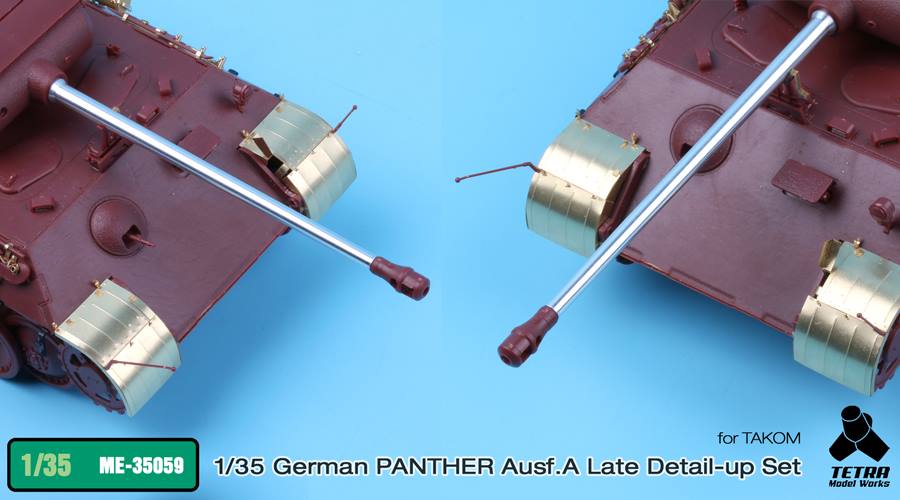 1/35 German Panther Ausf.A Detail Up Set for Meng Model - Click Image to Close