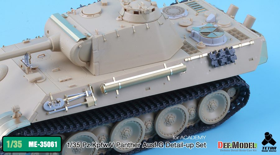 1/35 Pz.Kpfw.V Panther Ausf.G Detail Up Set for Academy - Click Image to Close