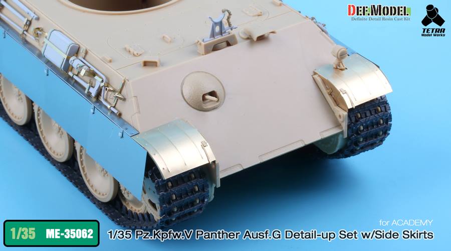 1/35 Panther Ausf.G Detail Up Set w/Side Skirts for Academy - Click Image to Close