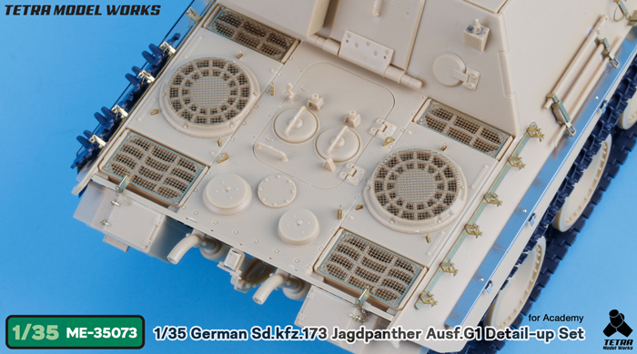 1/35 Sd.kfz.173 Jagdpanther Ausf.G1 Detail Up Set for Academy - Click Image to Close