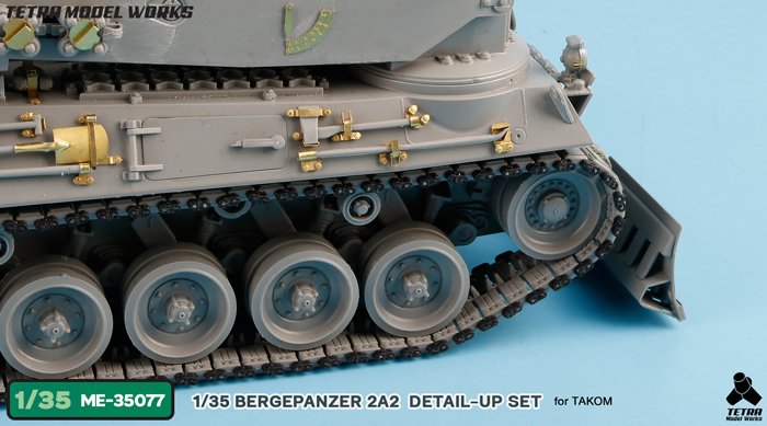 1/35 Bergepanzer-2A2 Detail Up Set for Takom - Click Image to Close