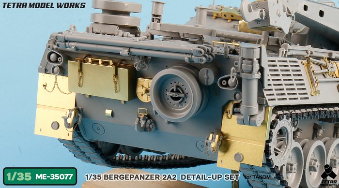1/35 Bergepanzer-2A2 Detail Up Set for Takom - Click Image to Close