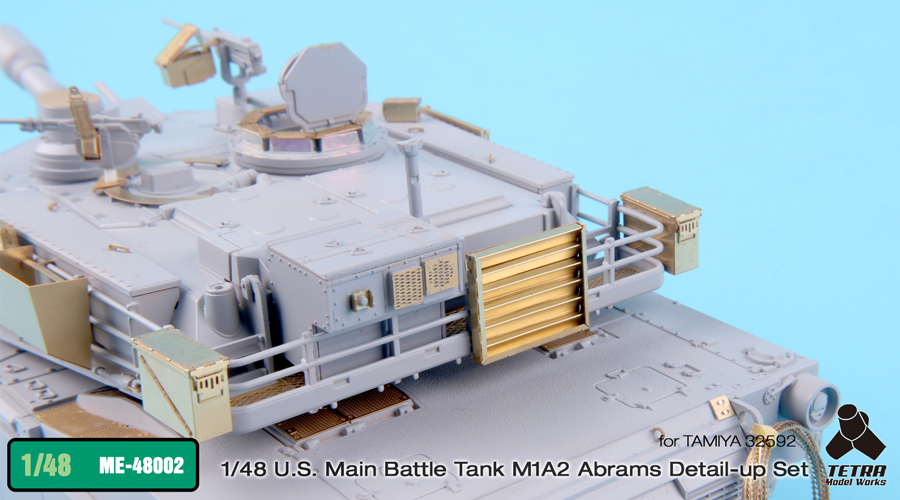 1/48 US M1A2 Abrams MBT Detail Up Set for Tamiya 32592 - Click Image to Close