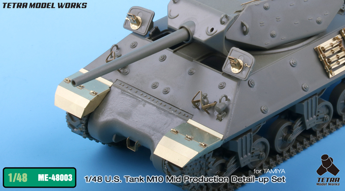 1/48 US Tank M10 Mid Production Detail Up Set for Tamiya - Click Image to Close