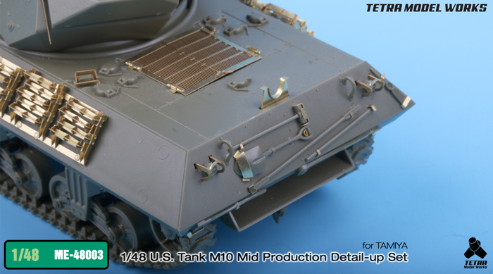 1/48 US Tank M10 Mid Production Detail Up Set for Tamiya - Click Image to Close