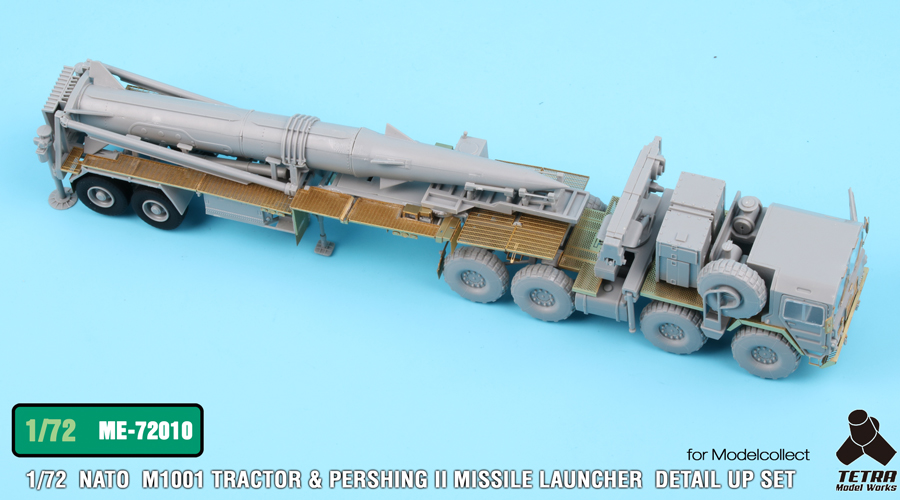 1/72 M1001 Tractor & Pershing II Detail Up Set for Model Collect - Click Image to Close