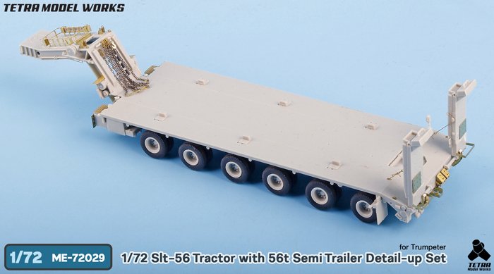 1/72 SLT-56 Tractor & Semi-Trailer Detail Up Set for Trumpeter - Click Image to Close