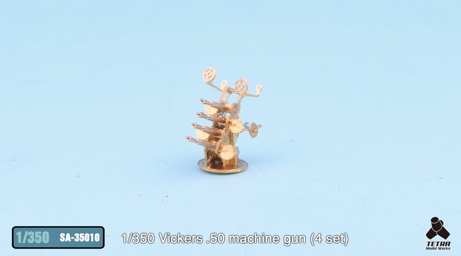 1/350 Vickers Cal.50 Machine Gun (4 Set) - Click Image to Close