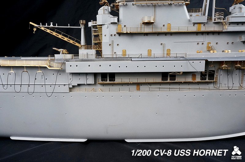 1/200 USS Hornet CV-8 Detail Up Set for Merit - Click Image to Close