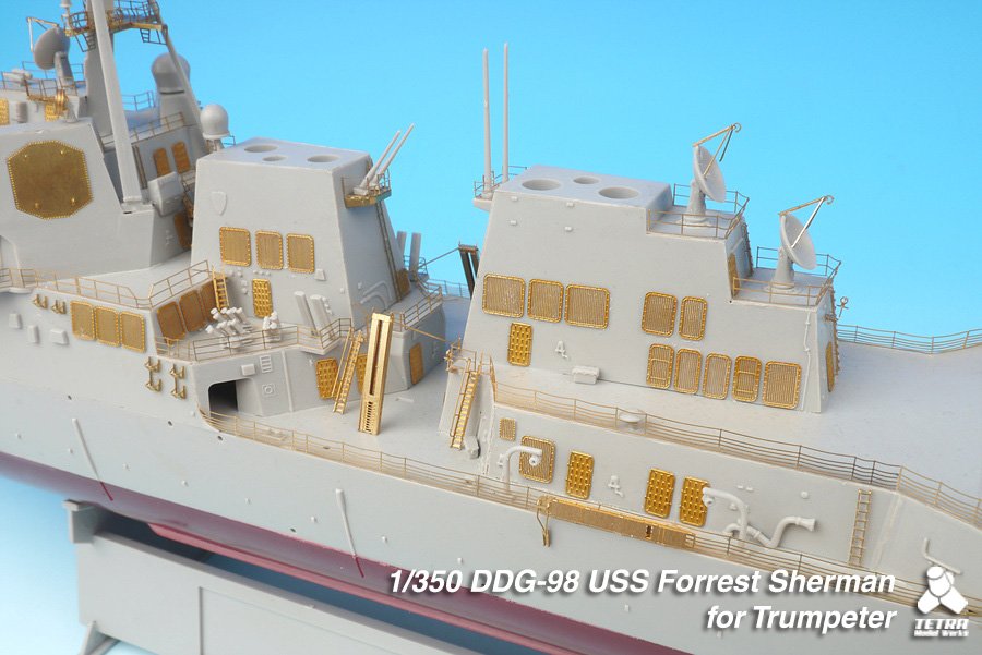1/350 USS Forrest Sherman DDG-98 Detail Up Set for Trumpeter - Click Image to Close