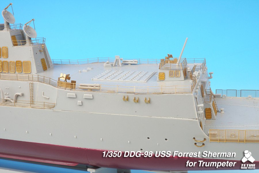 1/350 USS Forrest Sherman DDG-98 Detail Up Set for Trumpeter - Click Image to Close