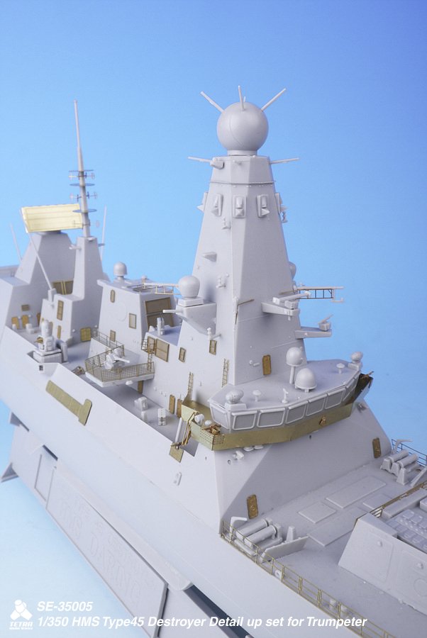 1/350 HMS Type 45 Destroyer Detail Up Set for Trumpeter - Click Image to Close