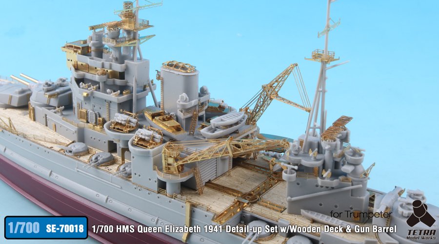 1/700 HMS Queen Elizabeth 1941 Detail Up Set for Trumpeter - Click Image to Close