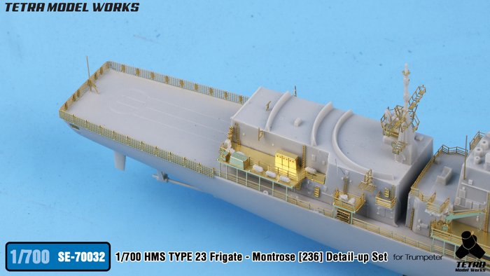 1/700 HMS Type 23 Frigate Montrose (F236) Detail for Trumpeter - Click Image to Close