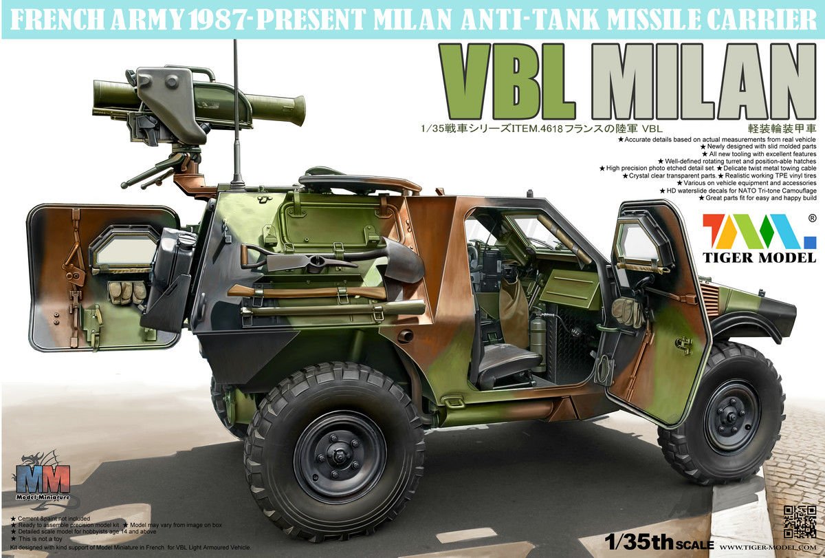 1/35 French Army VBL Milan Anti-Tank Missile Carrier - Click Image to Close