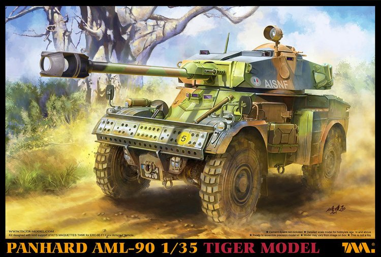 1/35 French Panhard AML-90 Light Armoured Car - Click Image to Close