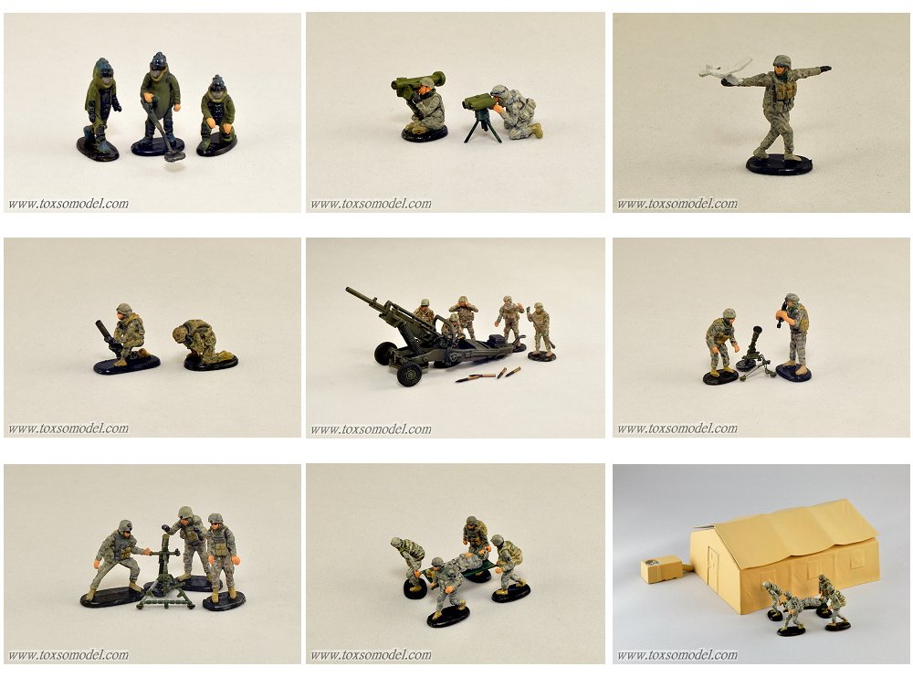 1/72 Modern US Soldiers - Click Image to Close