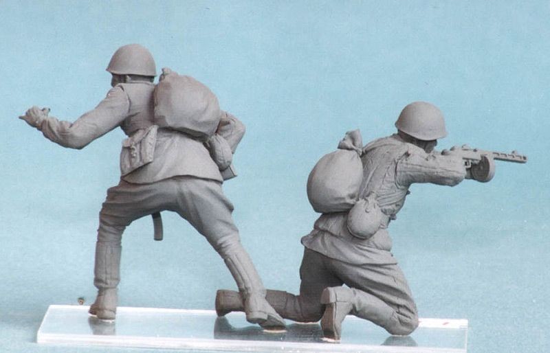 1/35 Soviet Motor Rifle Troops #3, Summer 1943-45 - Click Image to Close